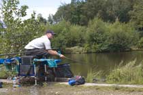 Coarse fishing at bron eifion